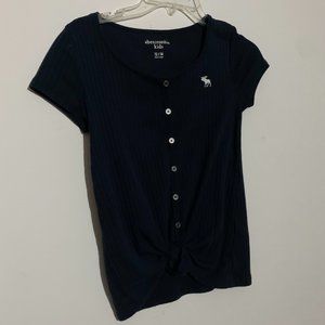 Abercrombie Navy Shirt (xs-m adults)